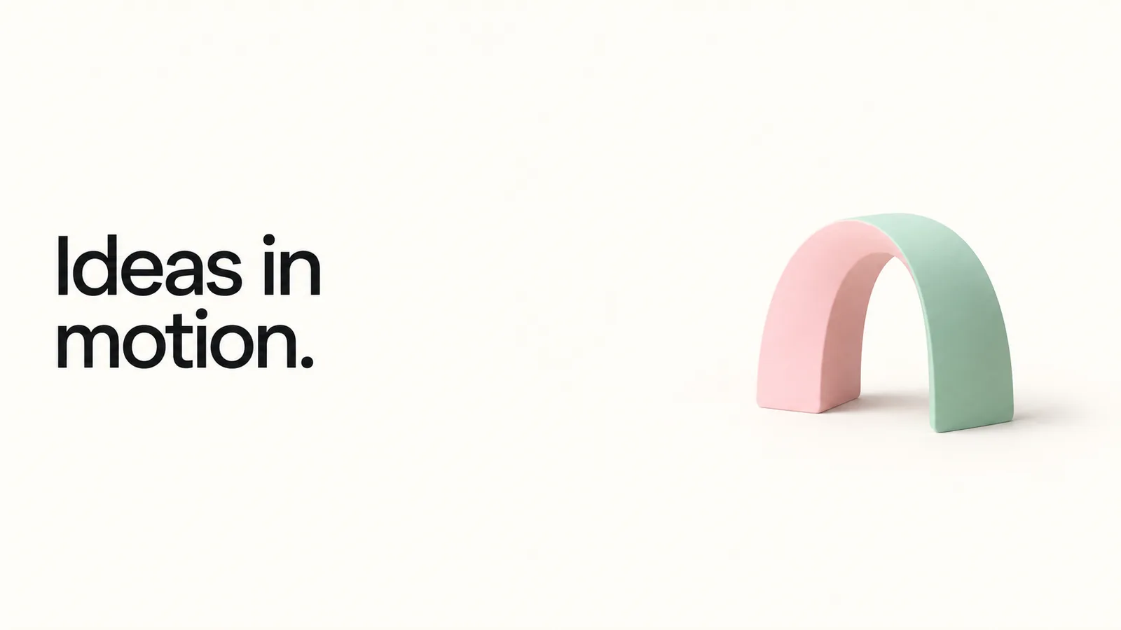Playful pastel geometry, selection-box details and mixed square-and-round shapes: collaborative, slightly off-grid fun.